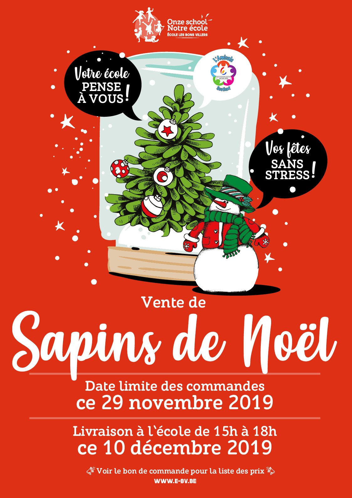 Vente de Sapins de Noël